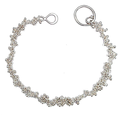 Signature granulation bracelet