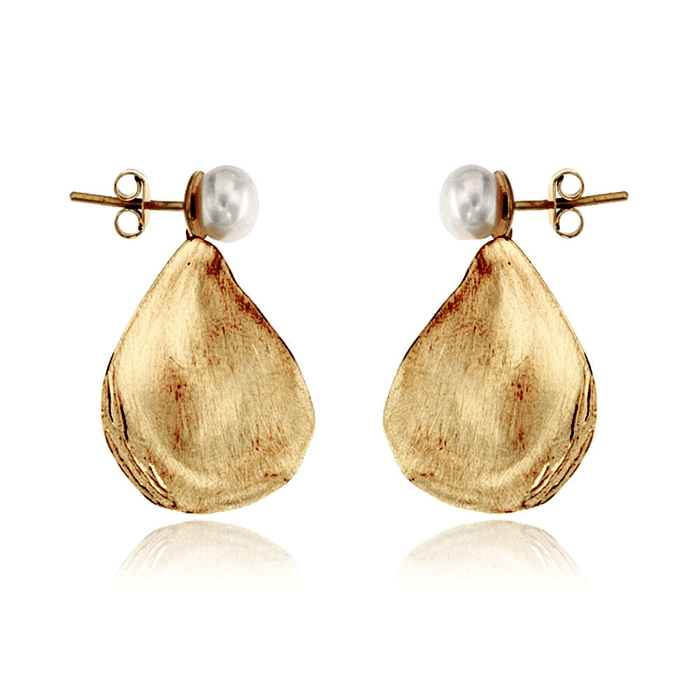 Pearl Earrings - AAA 7mm White Cultured Pearls on 9ct Gold Posts