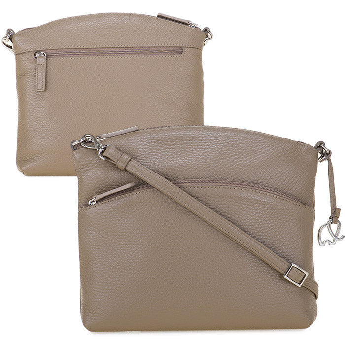 Calvin Klein Brown Soft Nappa Crossbody Bag