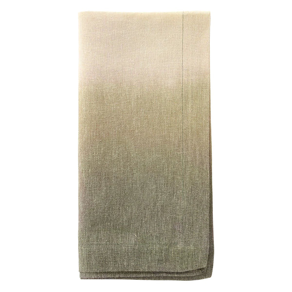 Bodrum Ombre gradient print linen-blend napkins, set of 4
