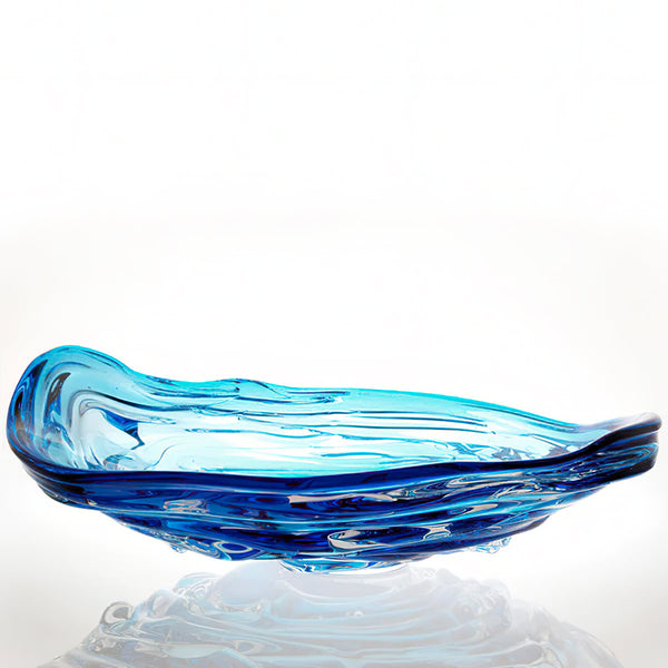Orbix glass centerpiece water bowls