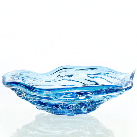Orbix glass centerpiece water bowls