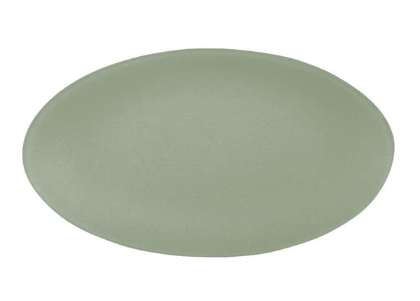 Seaglass oval recycled glass platter