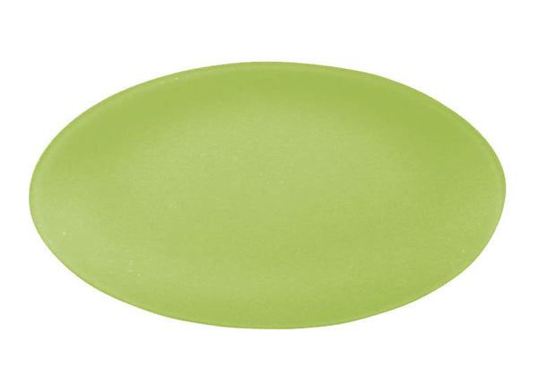 Seaglass oval recycled glass platter