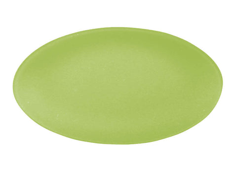 Seaglass 19" oval recycled glass platter