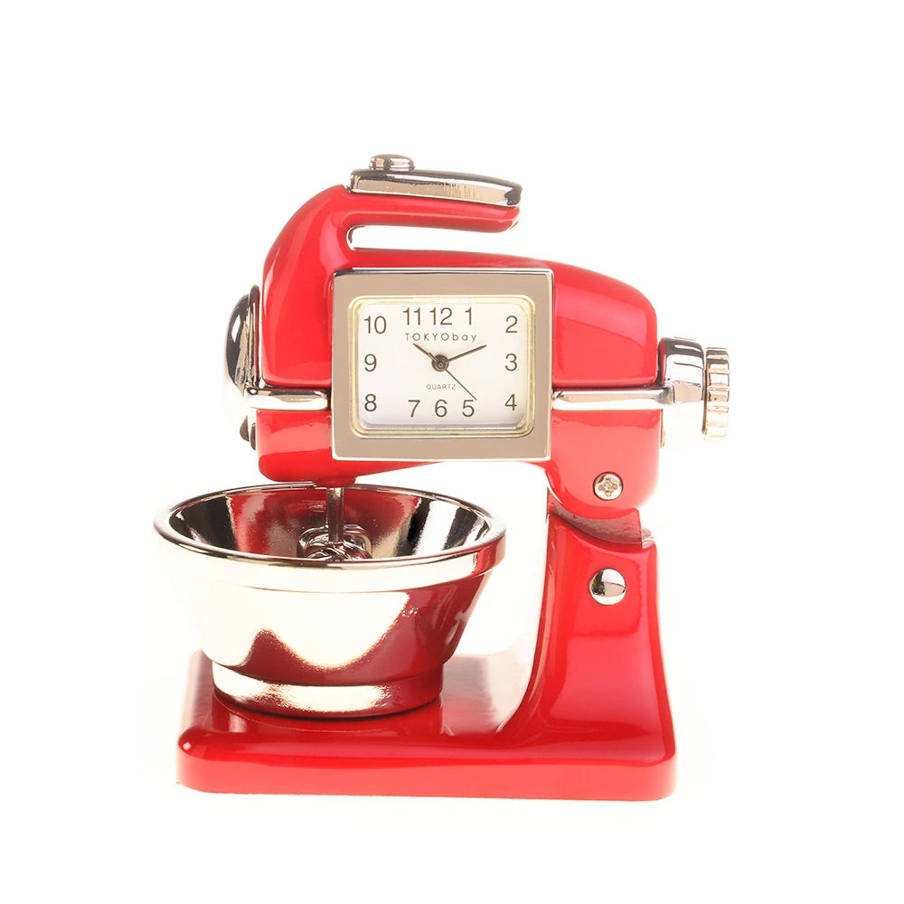Miniature retro mixer clock - Terrestra