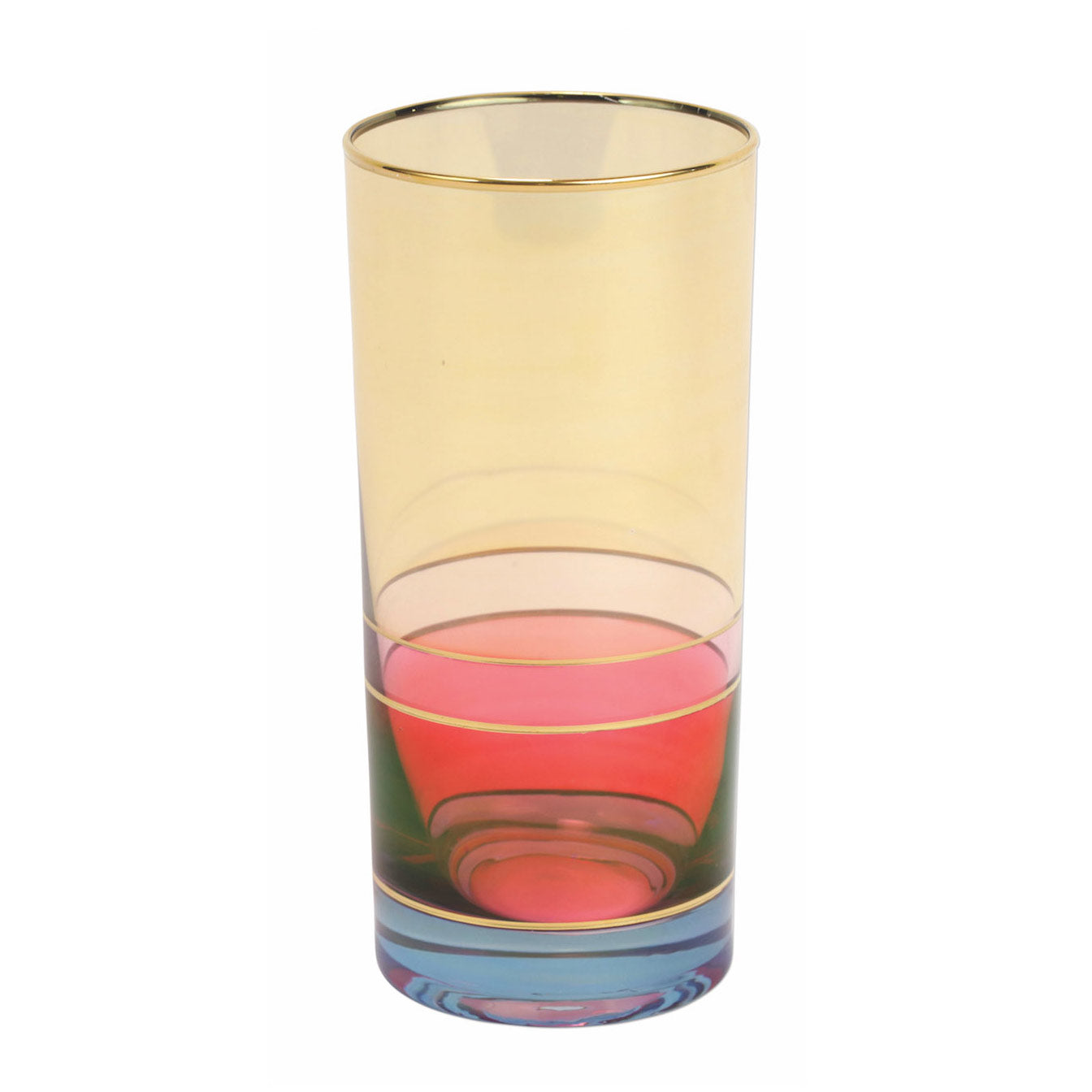 Vietri Regalia Deco Modern Classic Assorted Wine Glass - Set of 4