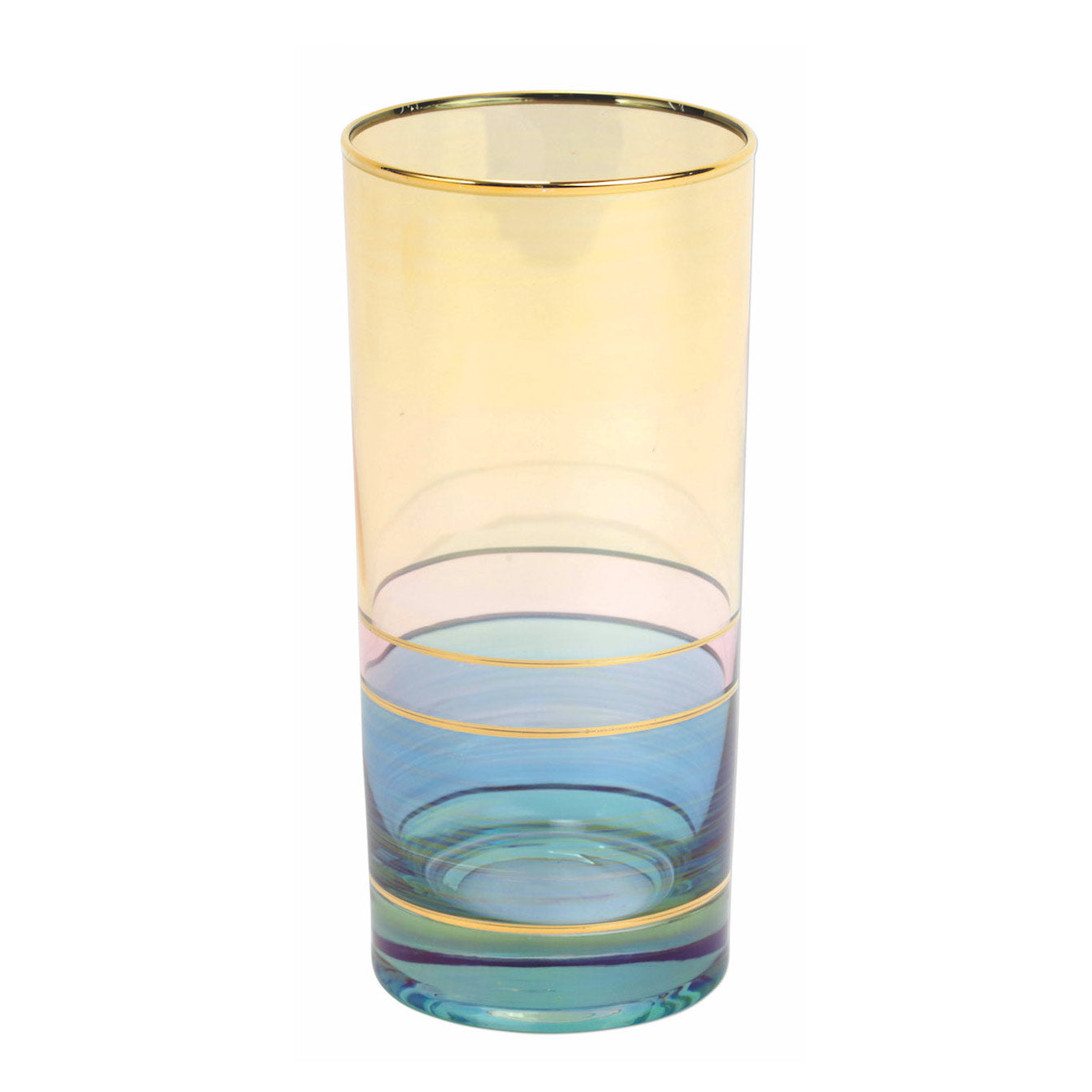 Vietri Deco Assorted Short Tumblers - Set of 4