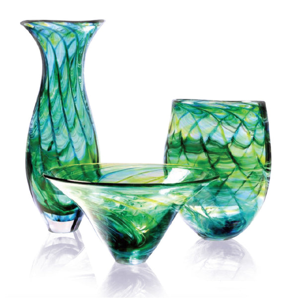 Hand-blown Ocean collection by Richard Glass