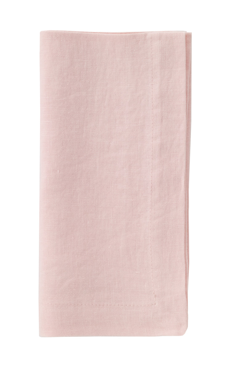 Sunset Rose Linen Napkin Set