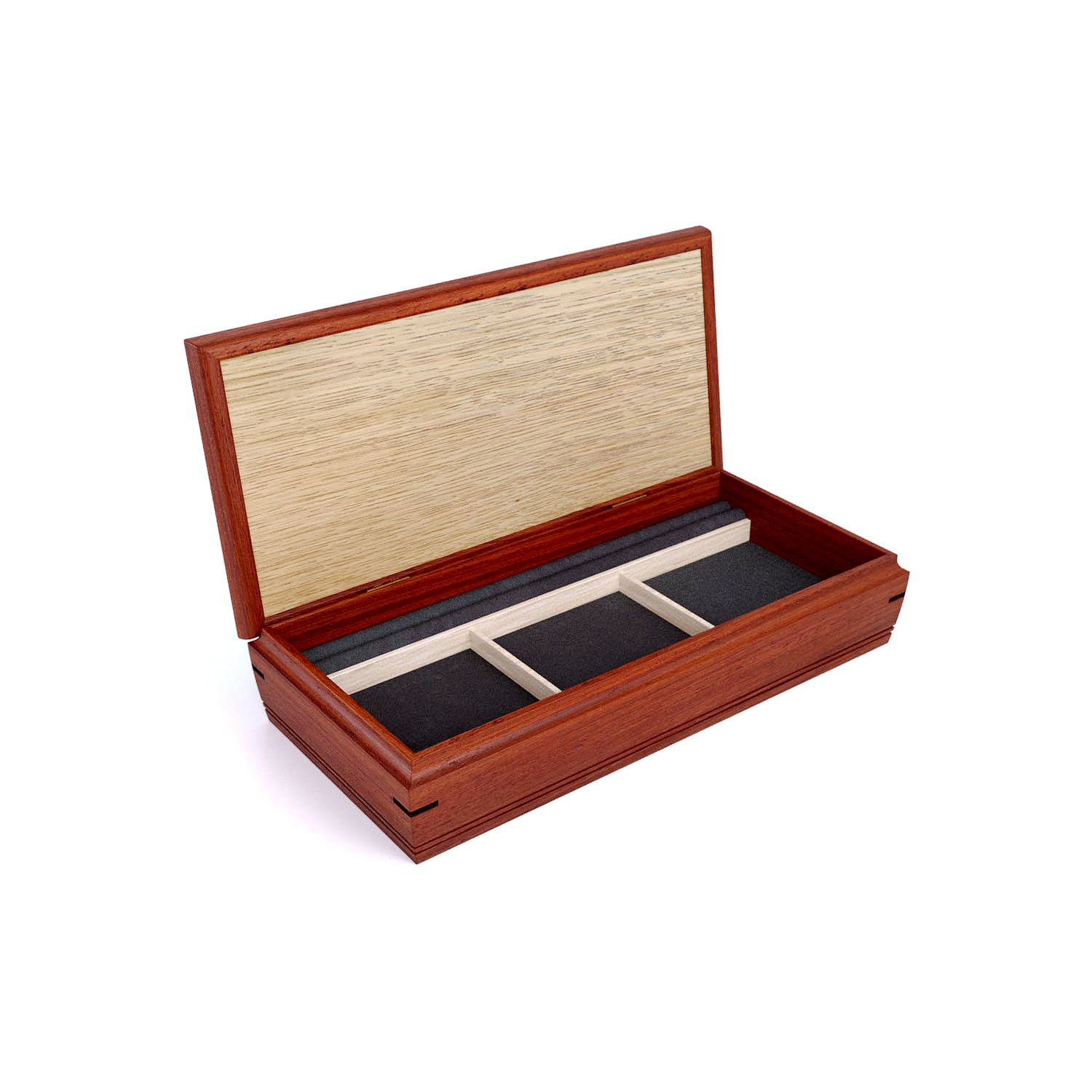 Mikutowski handcrafted wood small jewelry box - Terrestra