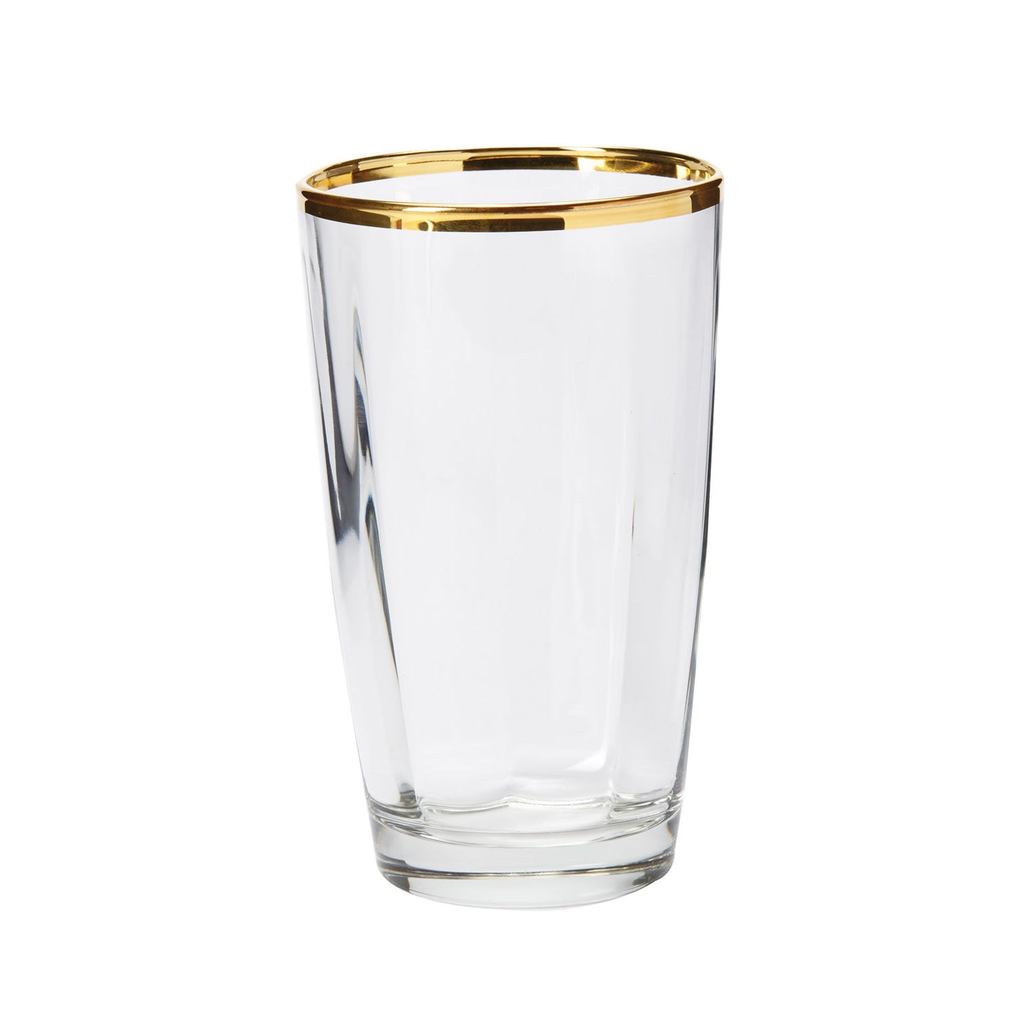 Vietri Optical Gold wine glass, set of 4 - Terrestra