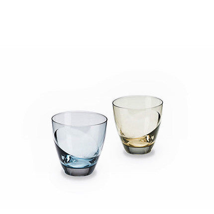 Sugahara Cascade two-tone fused sake glass