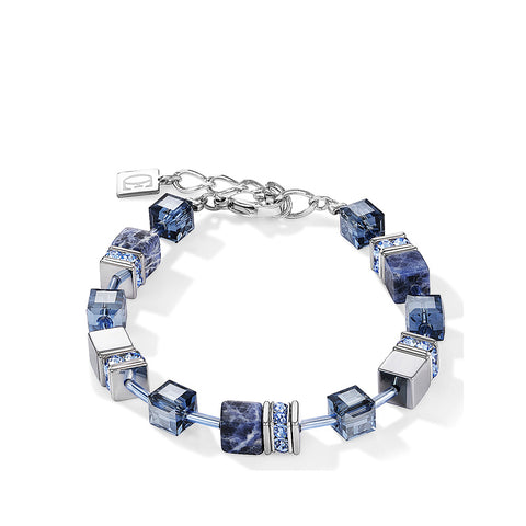 Coeur de Lion sodalite cubes and crystals bracelet