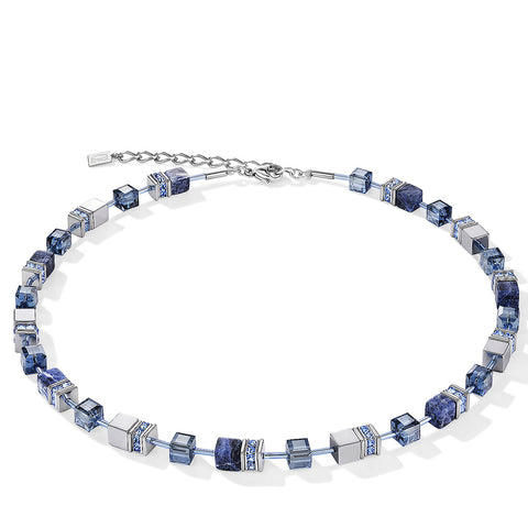 Coeur de Lion sodalite cubes and crystals necklace