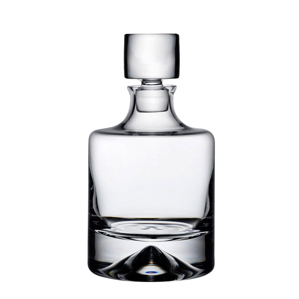 Modern European whiskey decanter in lead-free crystal