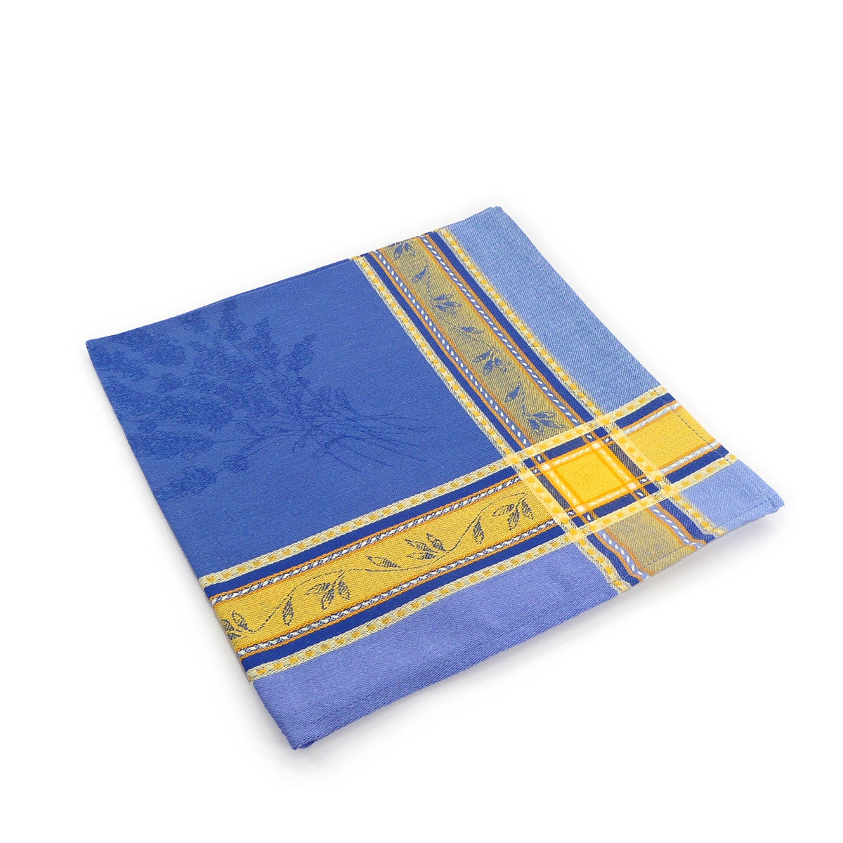 Colorful cotton dinner napkins in a beautiful Provencal jacquard