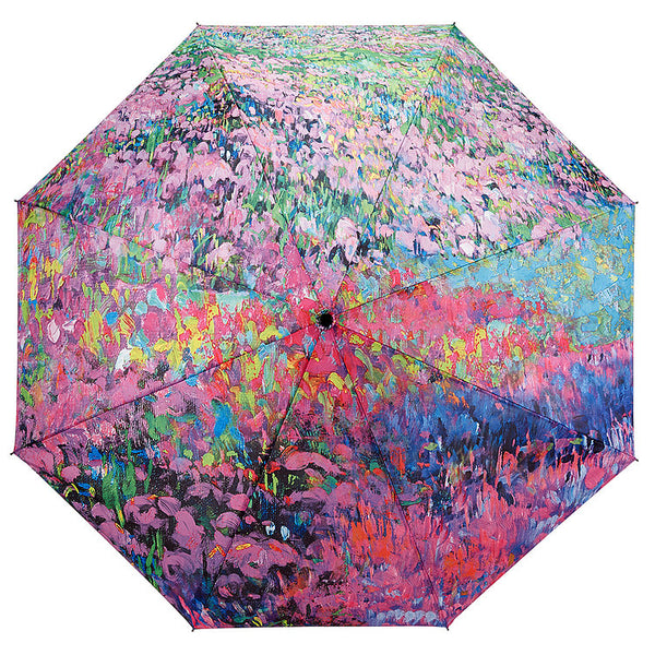Automatic wind-resistant umbrella, garden symphony design
