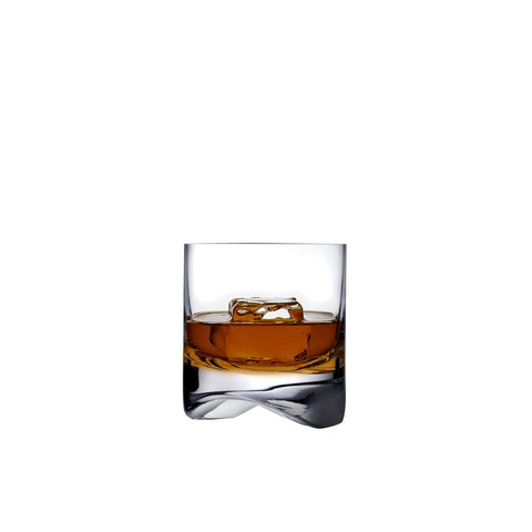Arch base whiskey glass in lead-free crystal