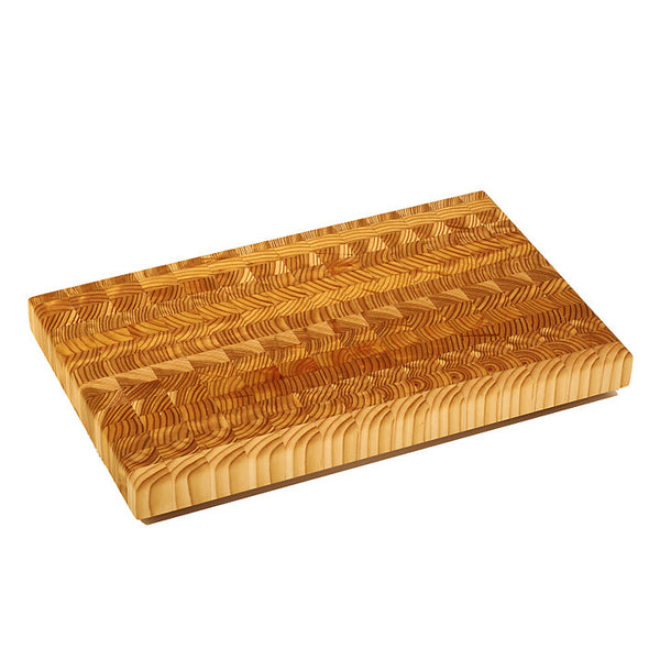 Larch wood professional chef's board, medium rectangle
