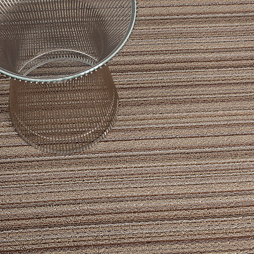 Chilewich Skinny Stripe shag floor mats