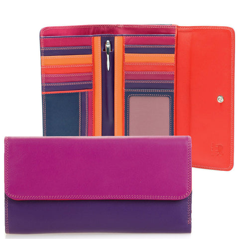 Mywalit Small Women's Trifold Colorful Leather Wallet (106) | Simons Storm / N/A
