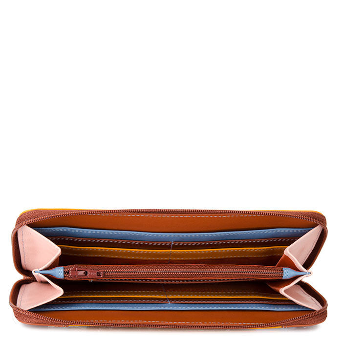 Teakwood Genuine Leather Brown Color Zip Around Wallet – Teakwood Leathers