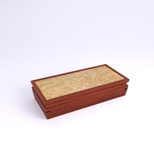 Mikutowski handcrafted wood small jewelry box