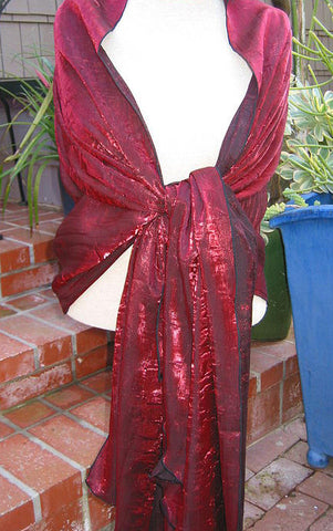 Caron Miller shimmer wrap