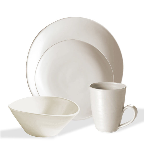 Simon Pearce Barre 4-piece setting with cereal bowl