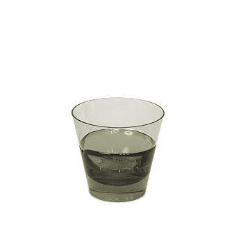 Sugahara Duo Carbon two-tone fused sake/spirits glass