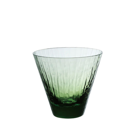 Sugahara Kiira all-purpose bar and table glass, Forest Green