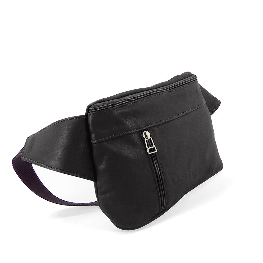 Sven multi-compartment leather fanny pack Terrestra
