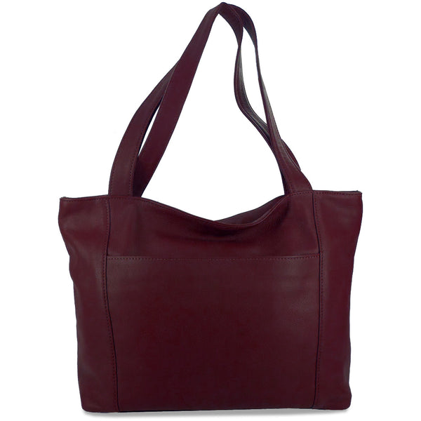 Sven lightweight large leather tote